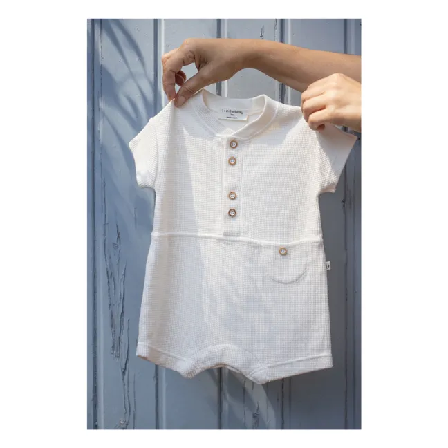 Combishort Gaufrée Volos | Ecru