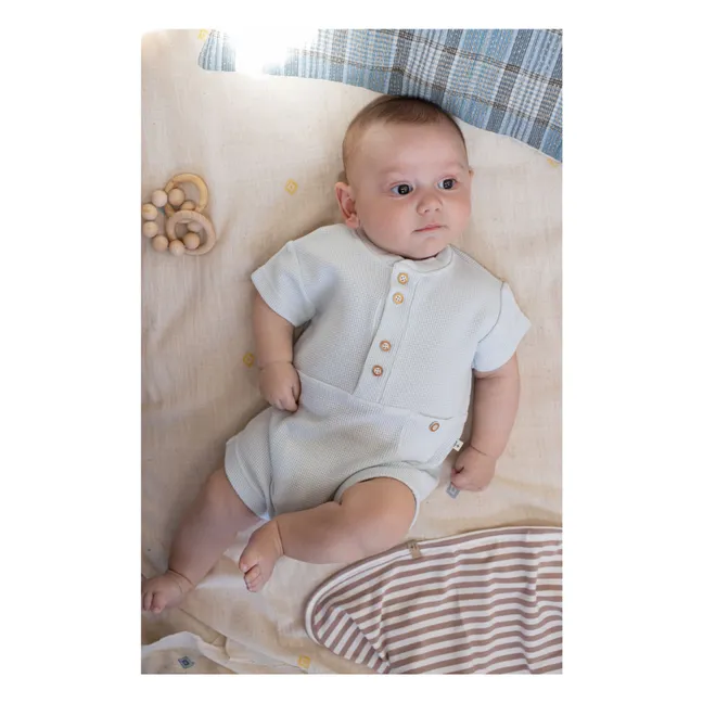 Mono Volos Waffle | Azul Pálido