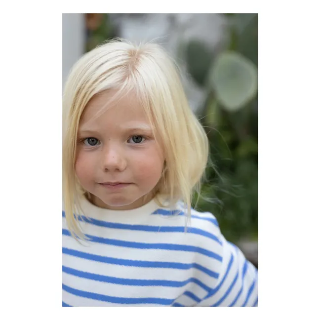 Striped Marroig sweatshirt | Light blue