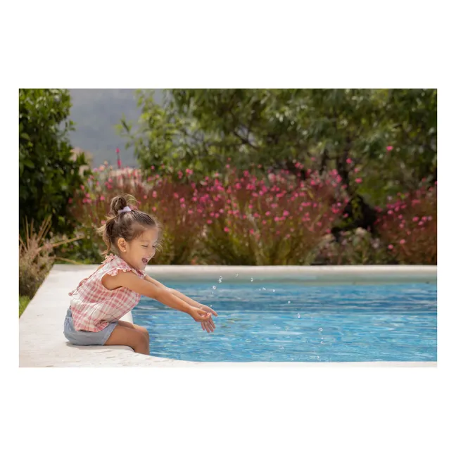 Camicetta a quadri in lino Ferrosa | Blush