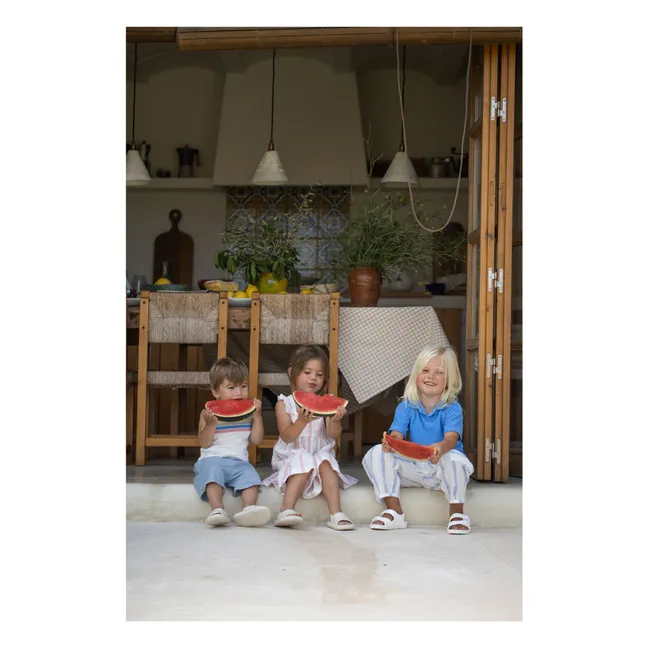 Camiseta de tirantes a rayas Binibeca | Blanco