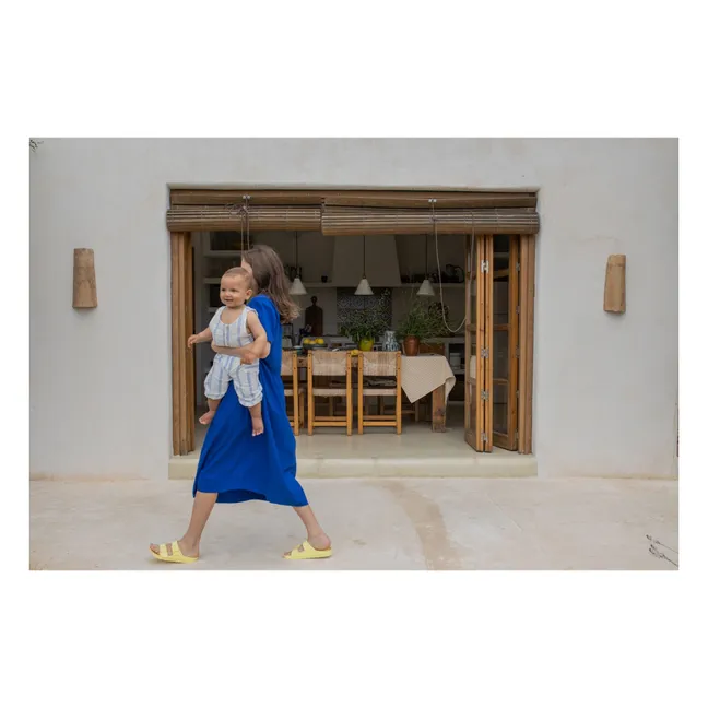 Montjoi striped jumpsuit | Light blue