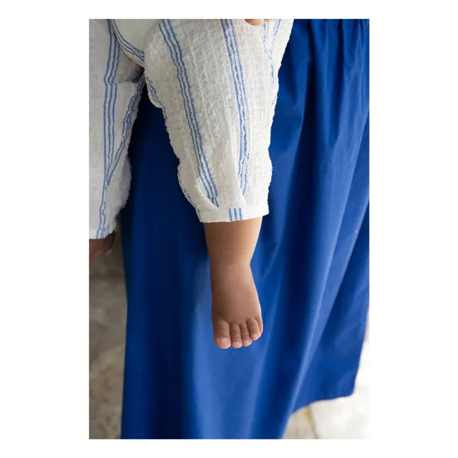 Montjoi striped jumpsuit | Light blue