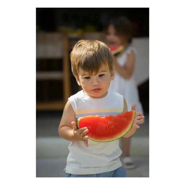 Débardeur Binibeca Rayé | Blanc