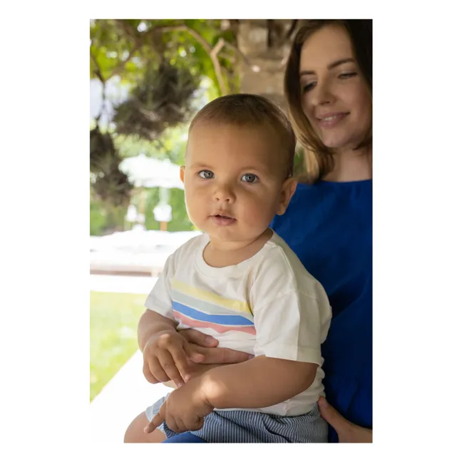 Alayor Striped T-shirt | White