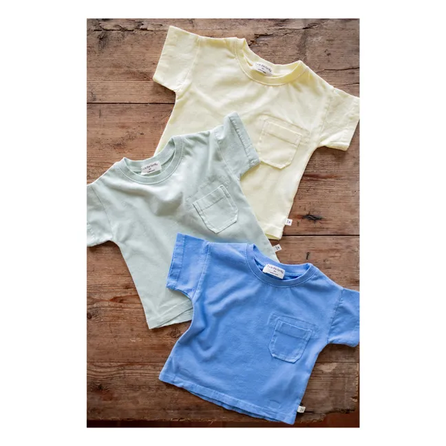 T-shirt Formentera | Vert amande