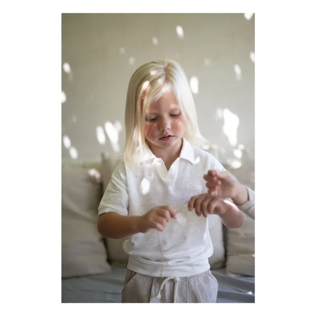 Polo Vajol Lino | Blanco