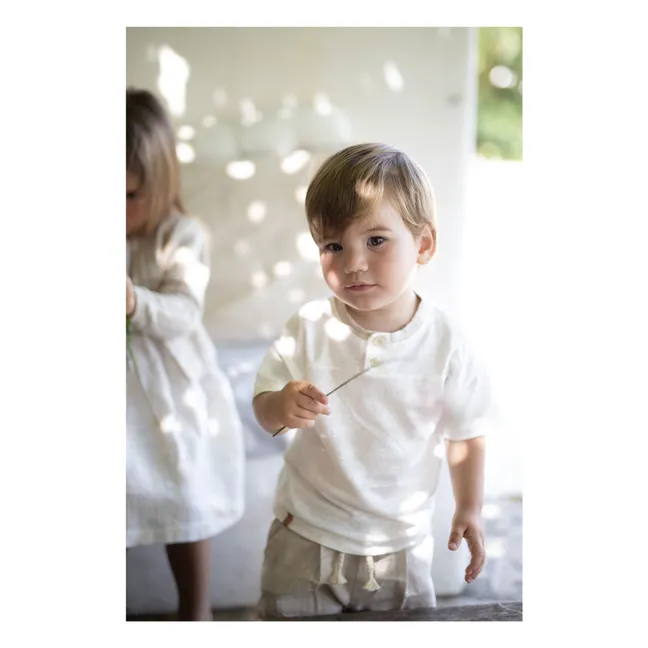 Camiseta de lino Ordis | Blanco