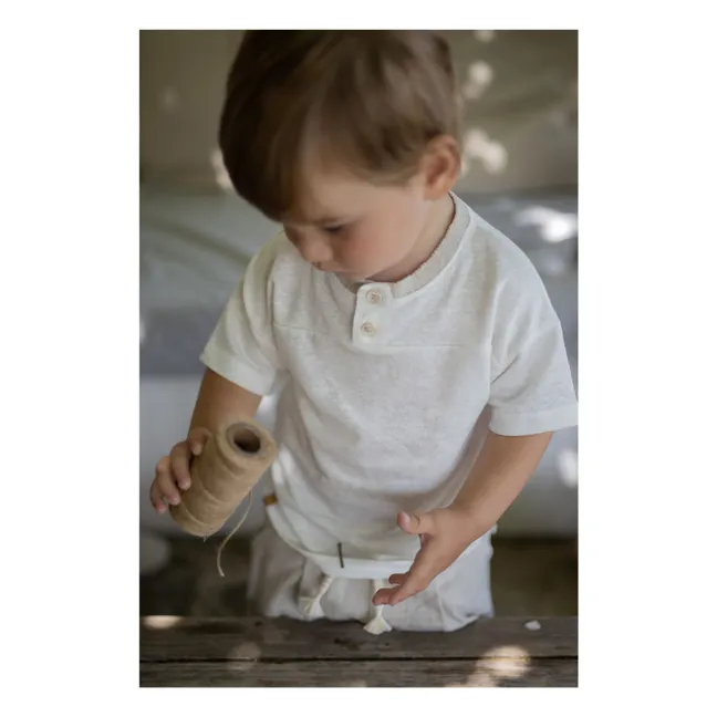 Camiseta de lino Ordis | Blanco