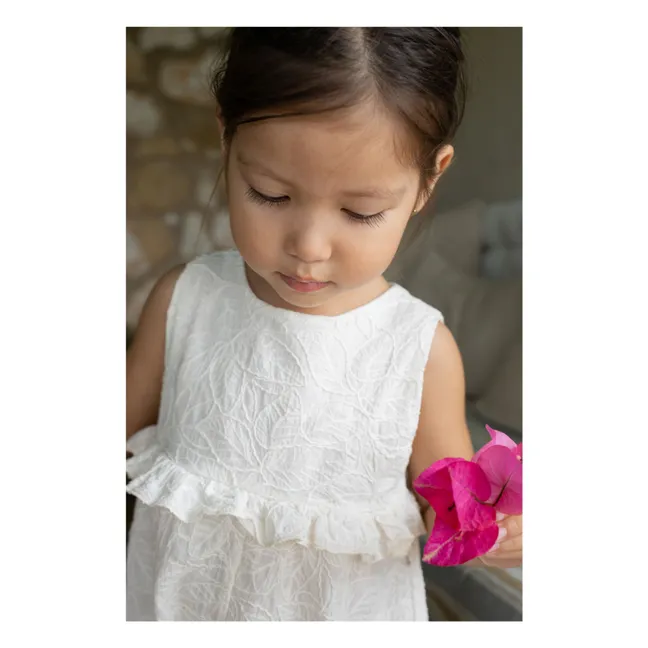 Siurana embroidered overalls  | White