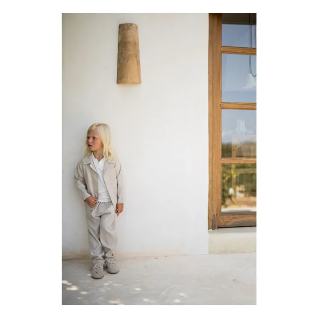 Pantalon Castell Lin | Beige