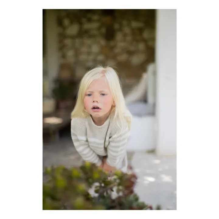 Xaloc Linen Sweater | Beige- Product image n°2