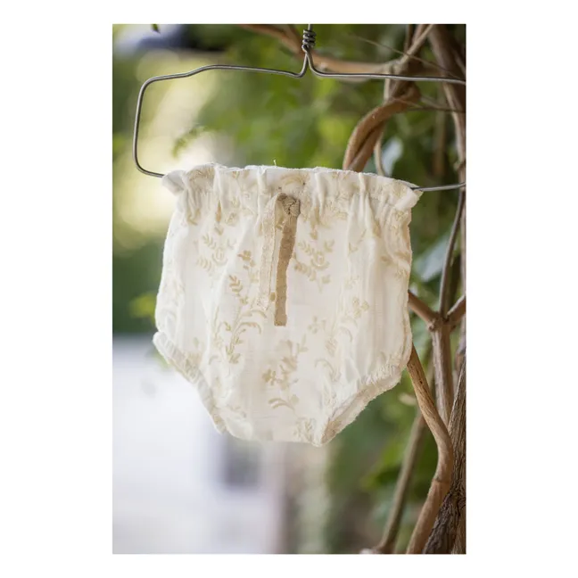 Bloomer bordado Ulia | Crudo
