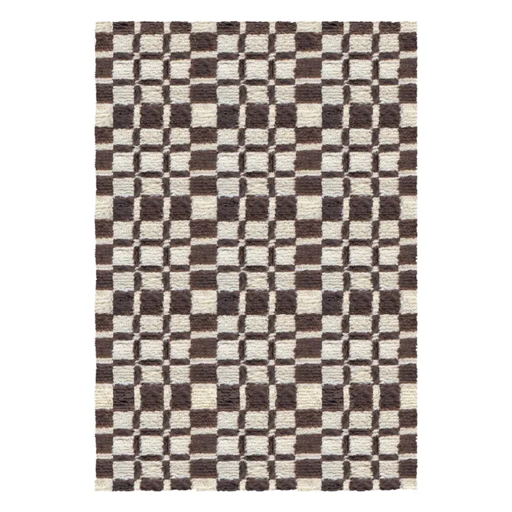 Tapis en laine Chestnut, Evelina Kroon | Marron- Image produit n°0