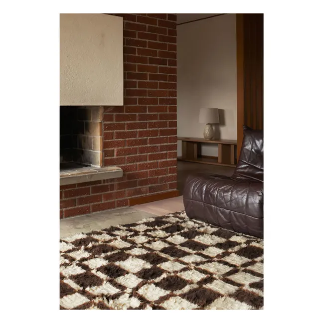 Tapis en laine Chestnut, Evelina Kroon | Marron