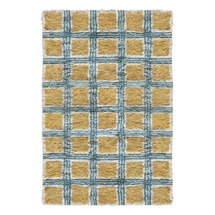 Tapis en laine Pergola, Evelina Kroon | Jaune moutarde- Image produit n°0