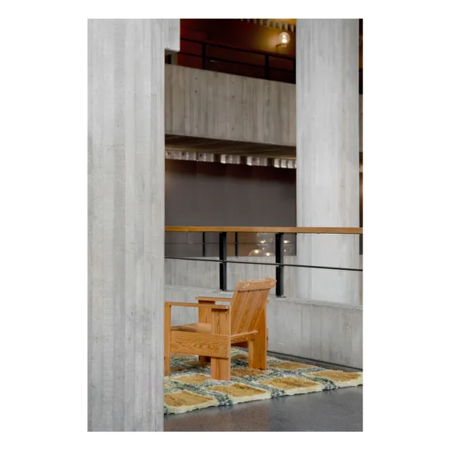 Tapis en laine Pergola, Evelina Kroon | Jaune moutarde