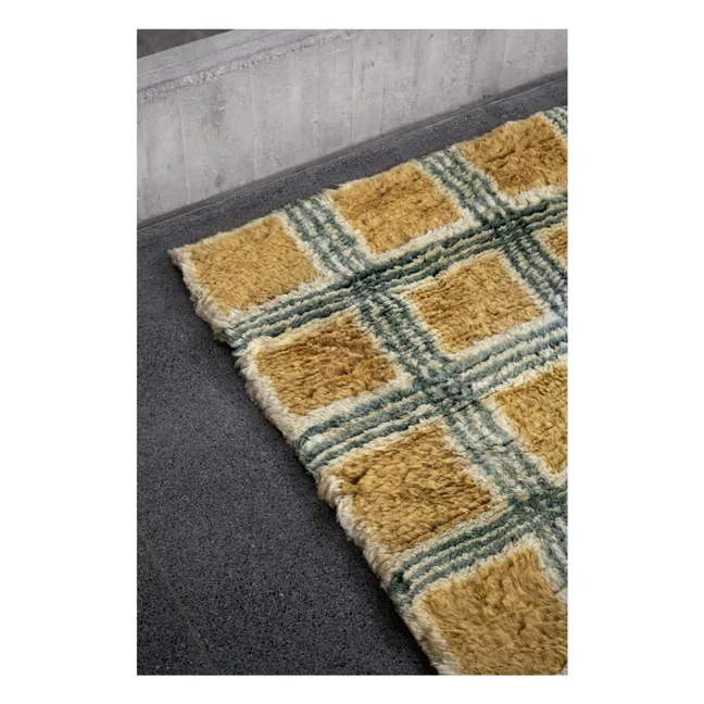 Tapis en laine Pergola, Evelina Kroon | Jaune moutarde