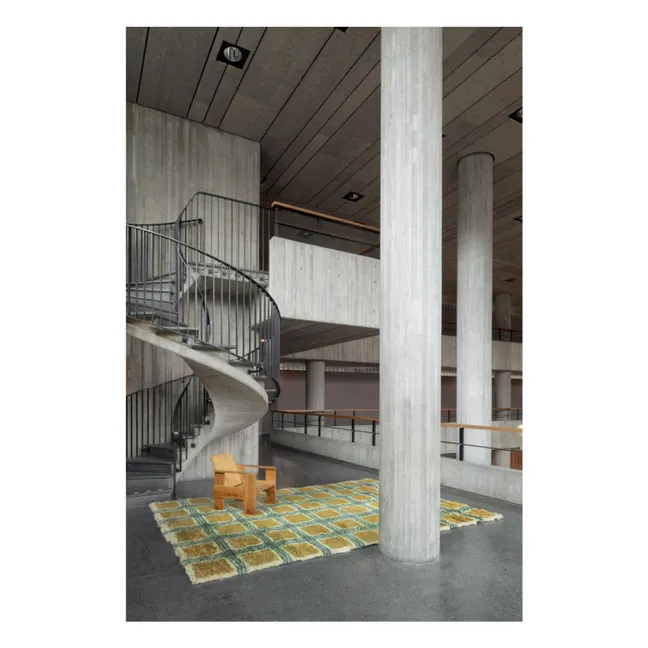 Tapis en laine Pergola, Evelina Kroon | Jaune moutarde