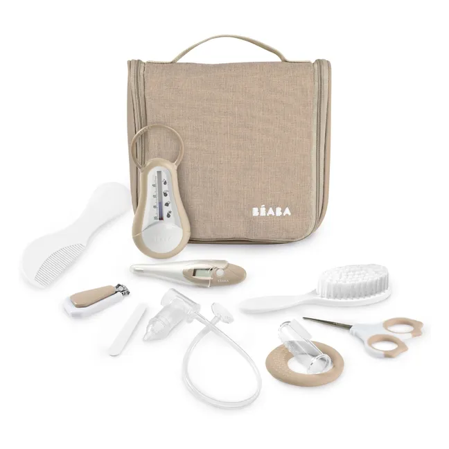 Trousse de toilette avec 10 accessoires | Argile