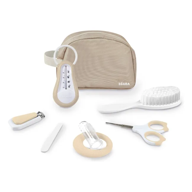 Trousse de toilette avec 7 accessoires | Argile