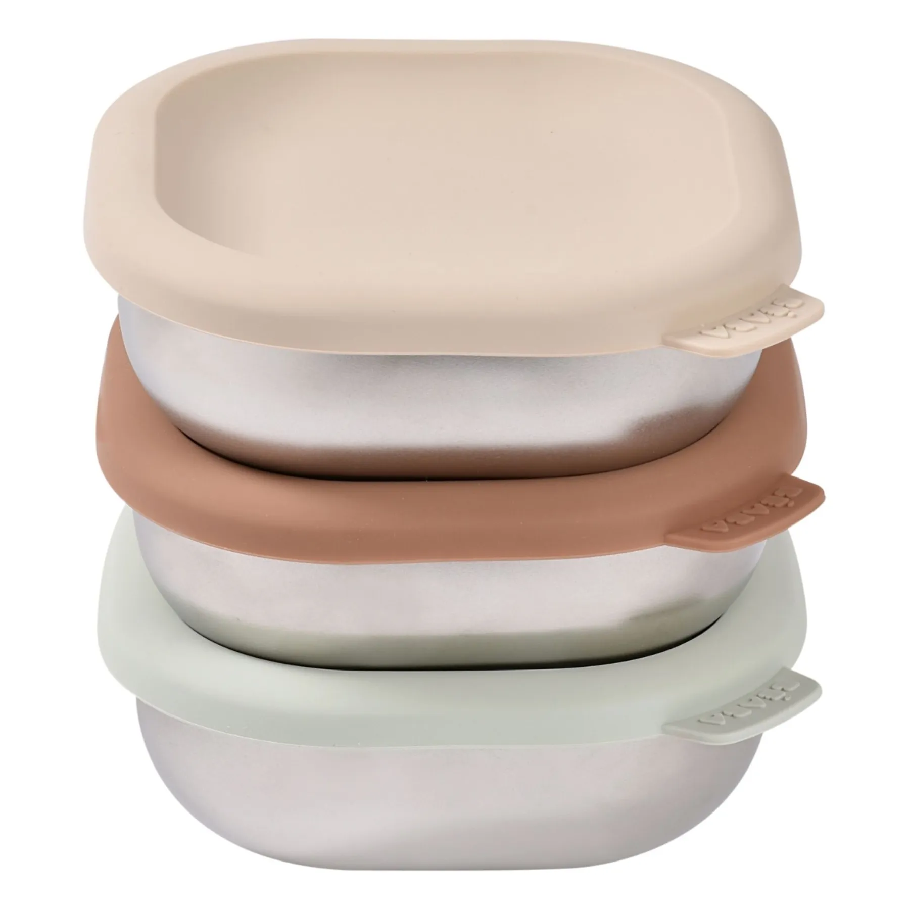 Béaba - Boîtes repas isotherme en inox - Set de 3 (Béaba) - Couverture