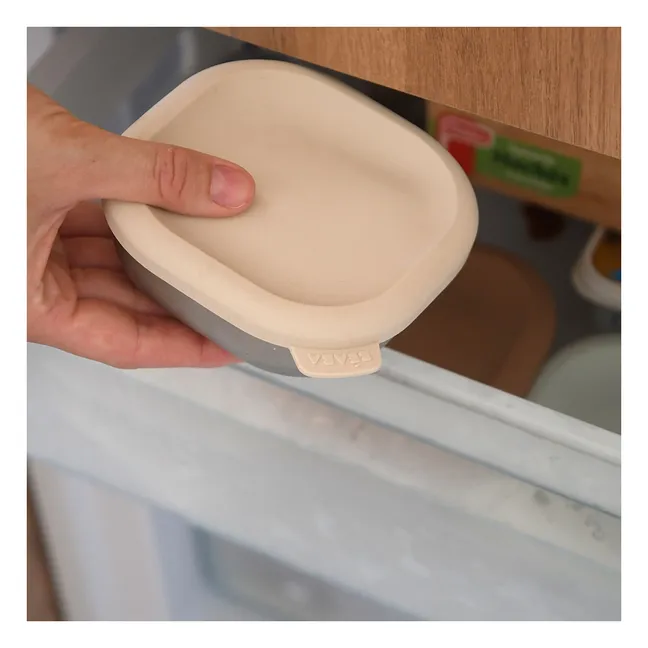 Boîtes repas isotherme en inox - Set de 3 | Sauge