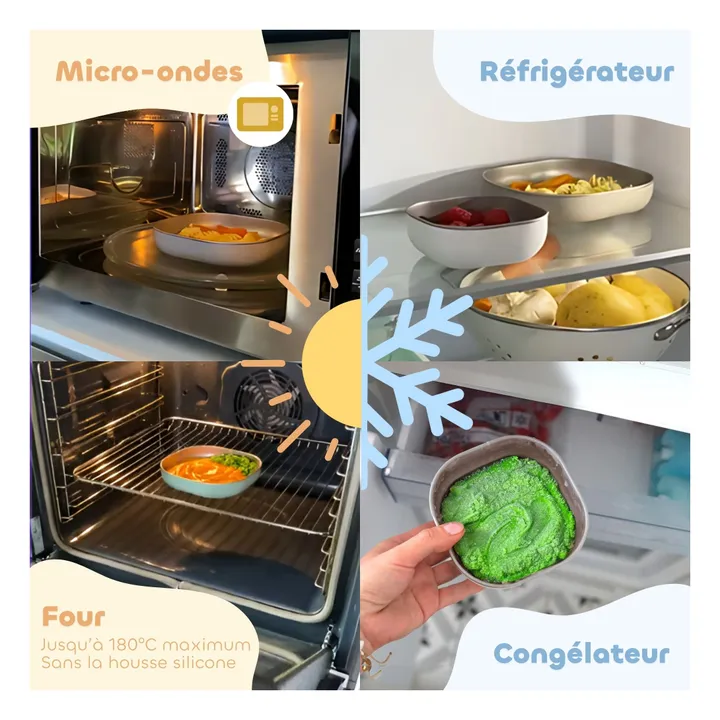 Coffret repas en inox | Rose pêche- Image produit n°8