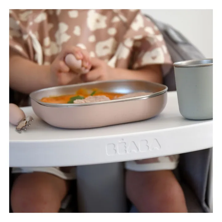 Coffret repas en inox | Rose pêche- Image produit n°4