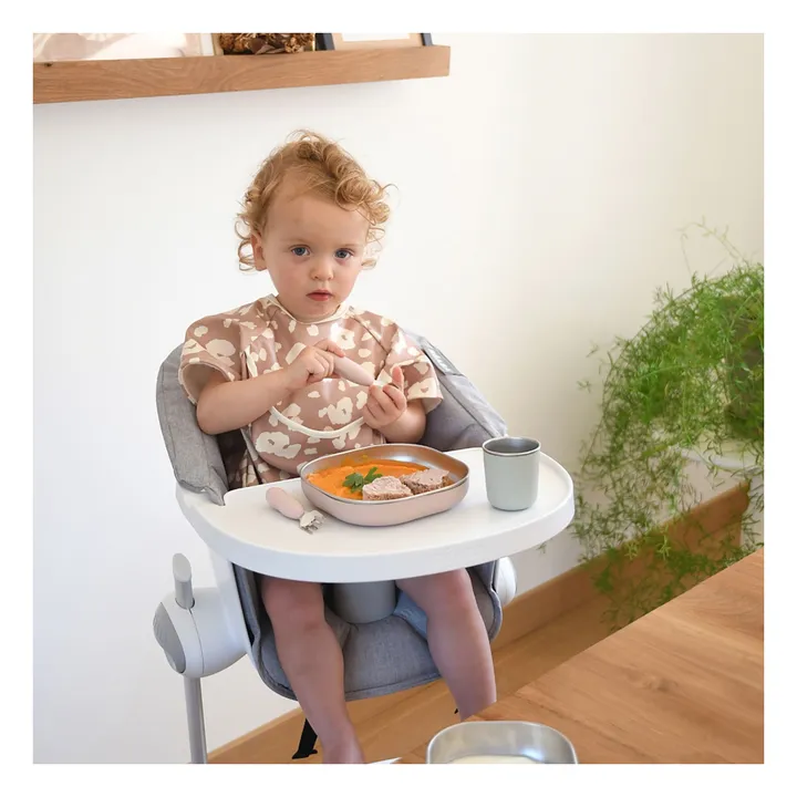 Coffret repas en inox | Rose pêche- Image produit n°1