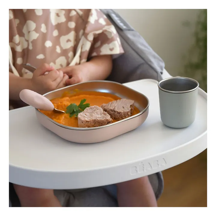 Coffret repas en inox | Rose pêche- Image produit n°2