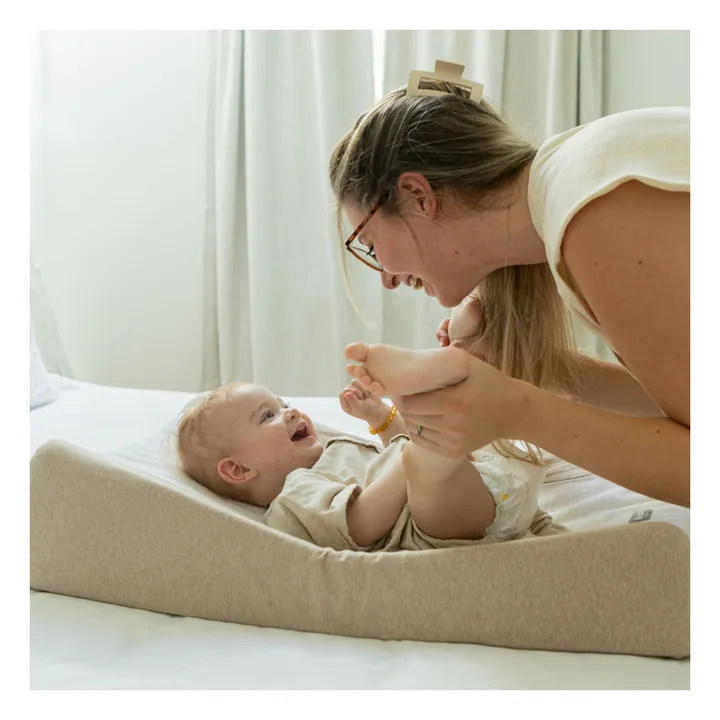 Housse de matelas à langer Sofalange | Argile- Image produit n°4