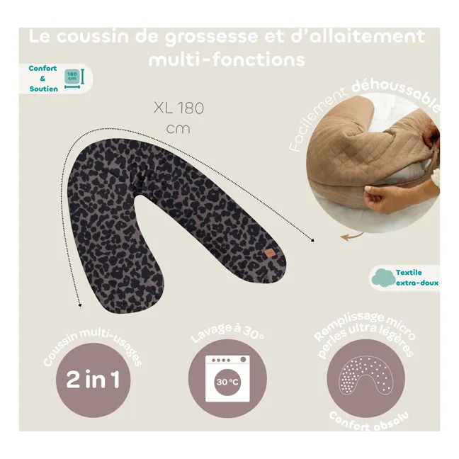 Big Flopsy nursing cushion | Leopard