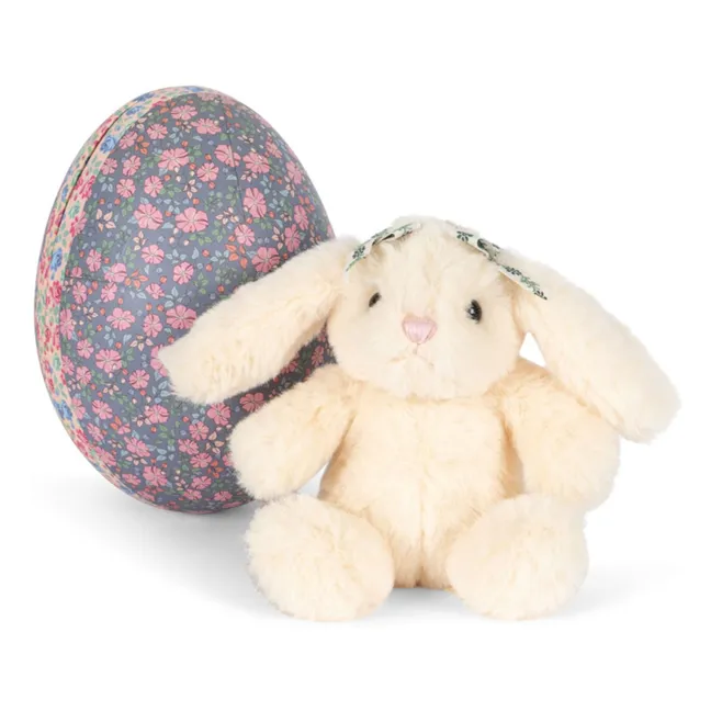 Easter egg and Bunny blanket | Cream