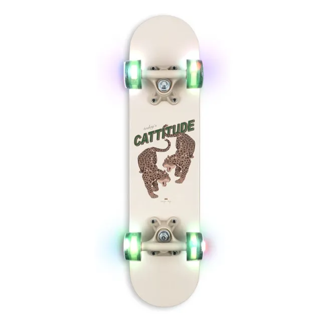 Cattitud en monopatín | Verde