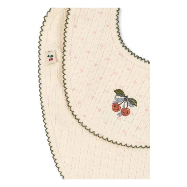 Bavoirs bandana Minnie - Set de 2 | Ecru