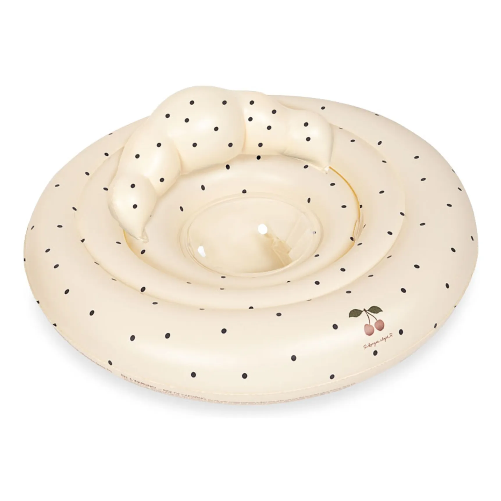Konges Sløjd Beige Navy Dots Baby Seat Buoy