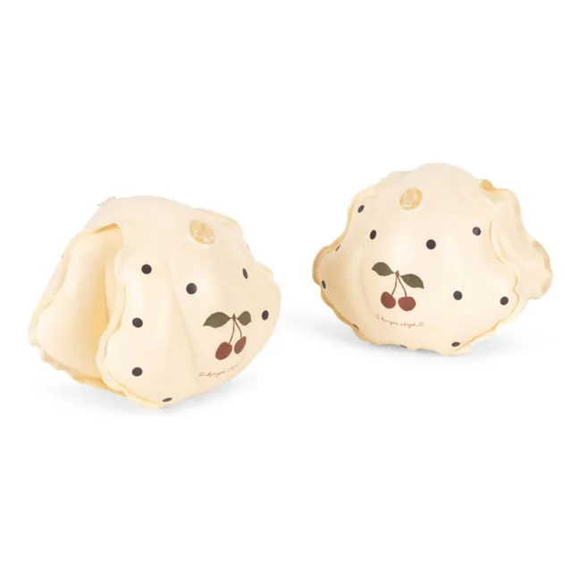 Brazaletes hinchables Navy Dots | Beige
