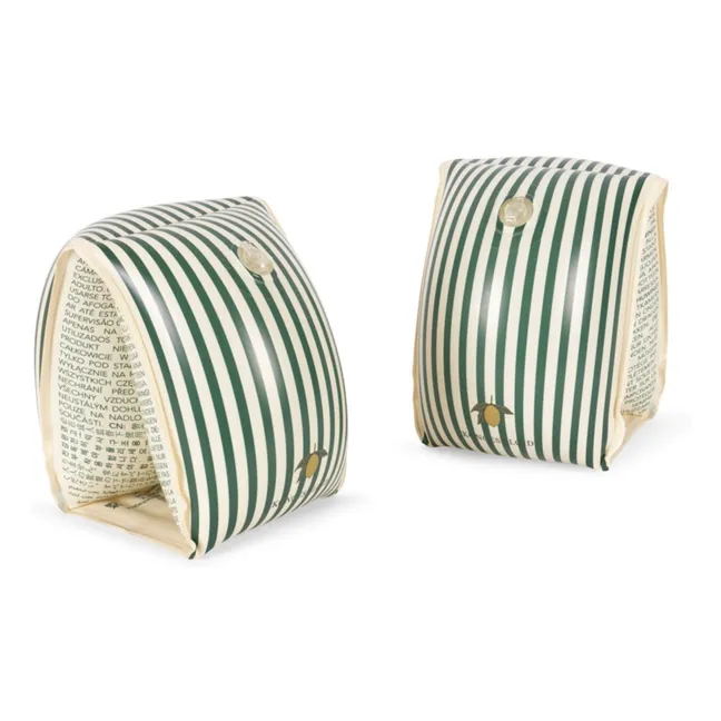 Brassards gonflables Green Stripe | Vert