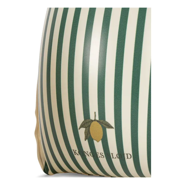Brazaletes hinchables de rayas verdes | Verde