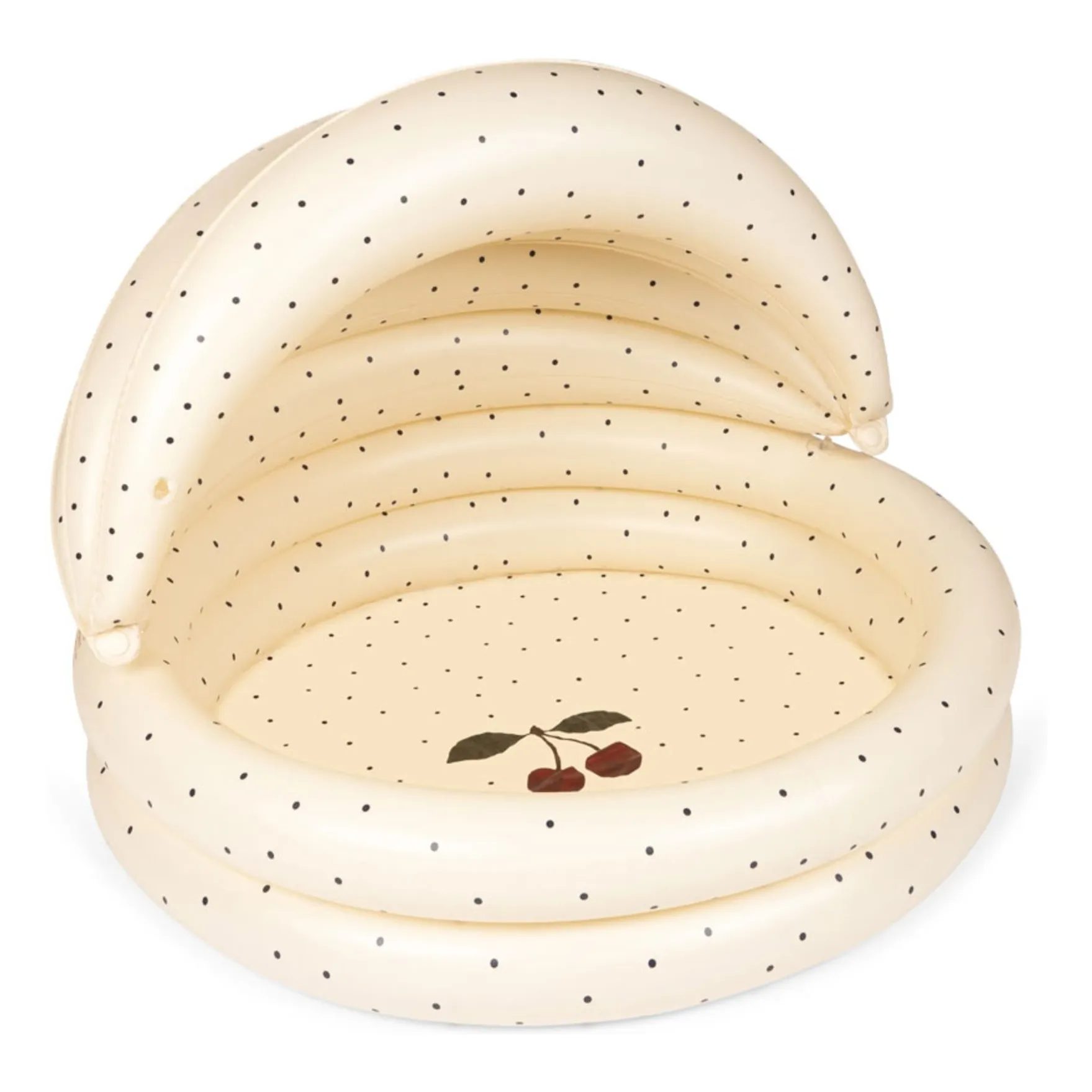 Konges Sløjd Beige Inflatable Pool With Canopy Navy Dots