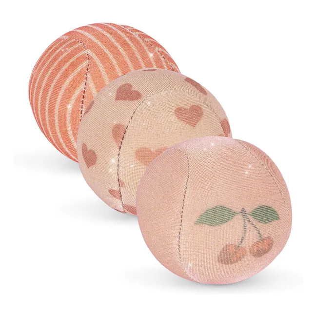 Palloni da spiaggia in neoprene - Set di 3 | Rosa