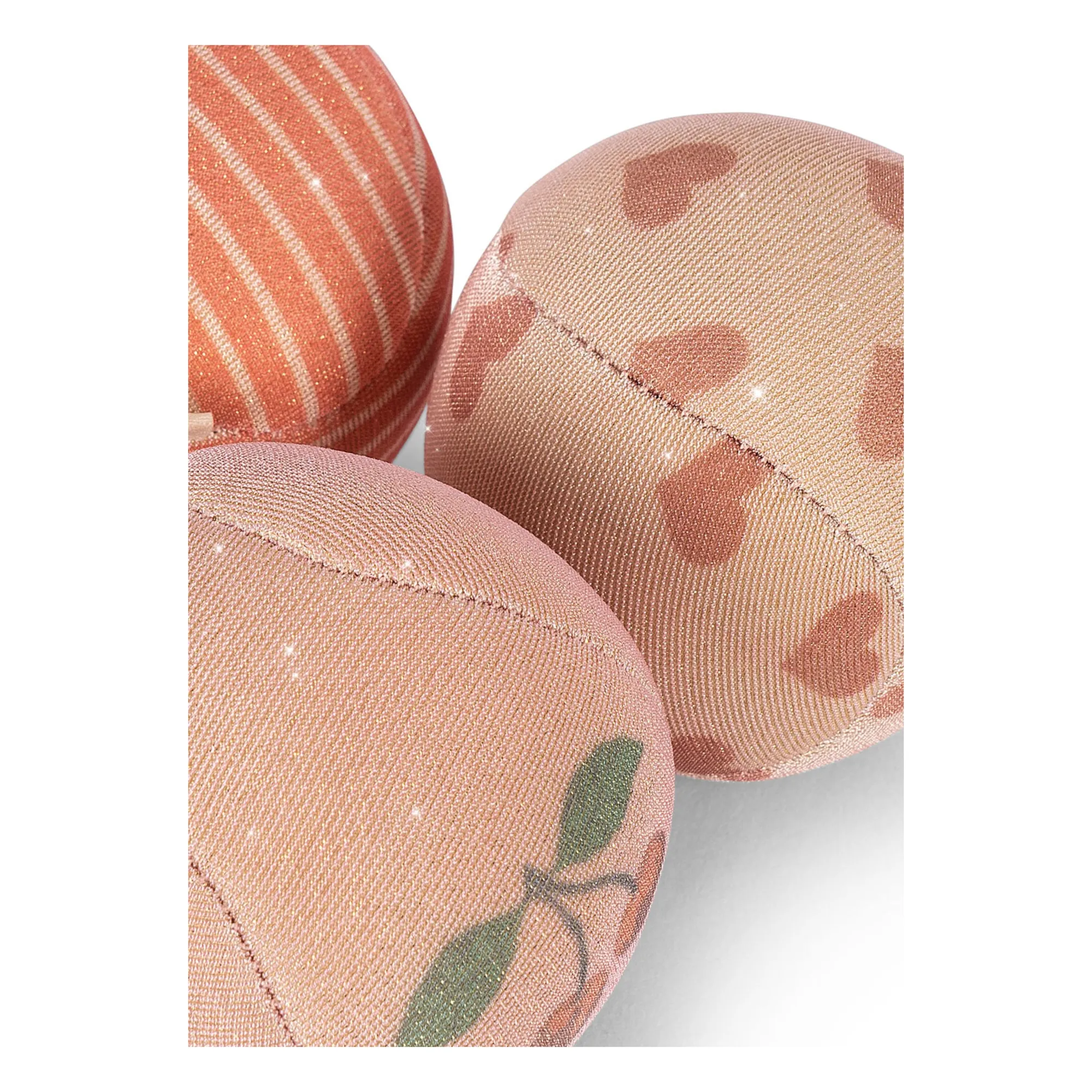 Balles de plage en néoprène - Set de 3 | Rose- Image produit n°1