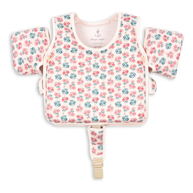 Gilet de natation avec brassards Lumina Rose | Rose