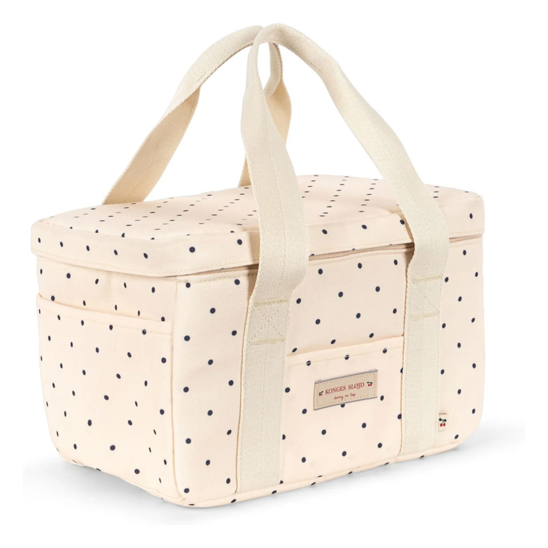 Konges Sløjd Beige Carl Navy Dots Cooler
