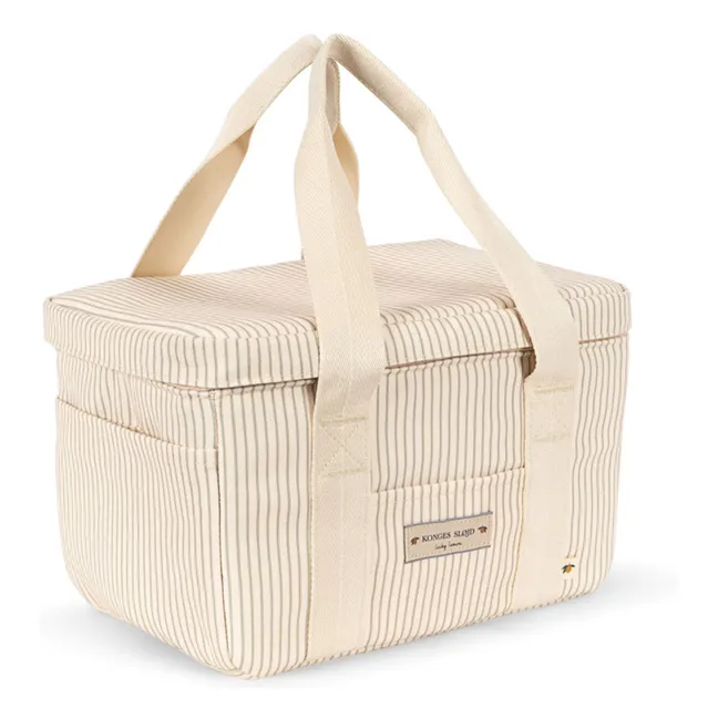 Carl Tea Stripe cooler | Beige