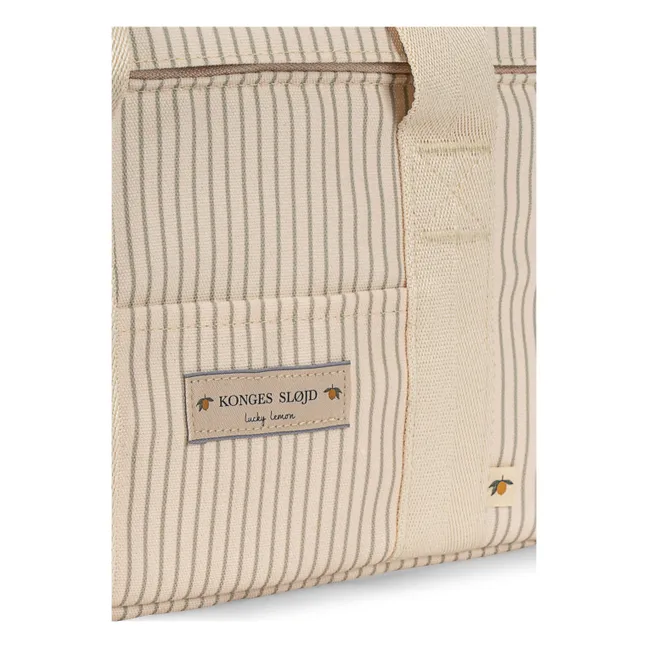 Carl Tea Stripe cooler | Beige
