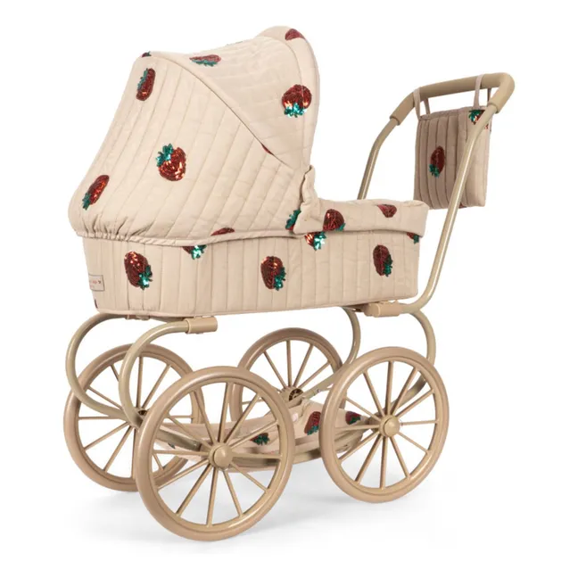 Cochecito para la muñeca Minnie Strawberry | Beige