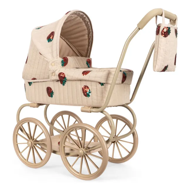Cochecito para la muñeca Minnie Strawberry | Beige