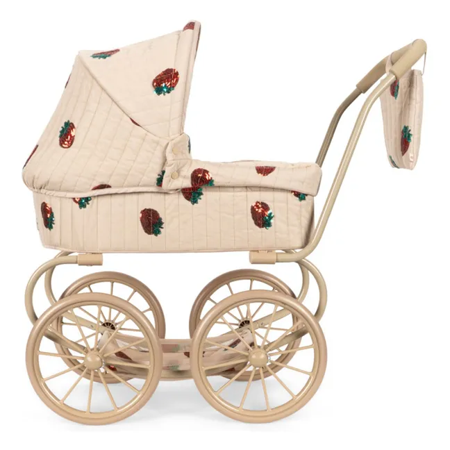 Cochecito para la muñeca Minnie Strawberry | Beige